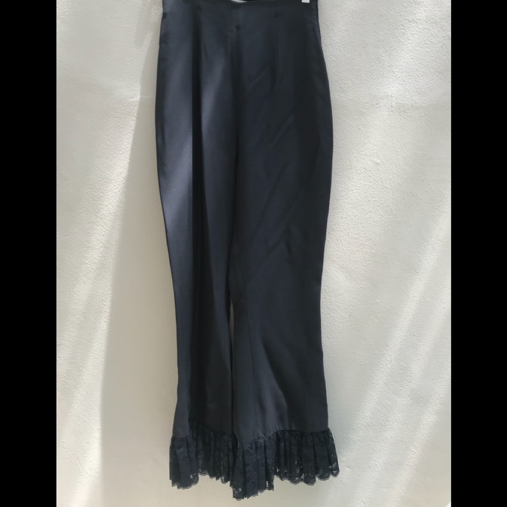 Dolce&Gabbana pants with lace ruffle